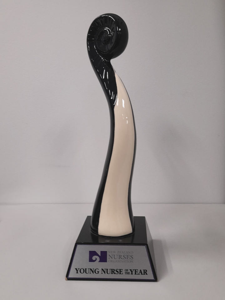 NZNO Young Nurse of the Year Trophy NZNO Young Nurse of the Year Trophy